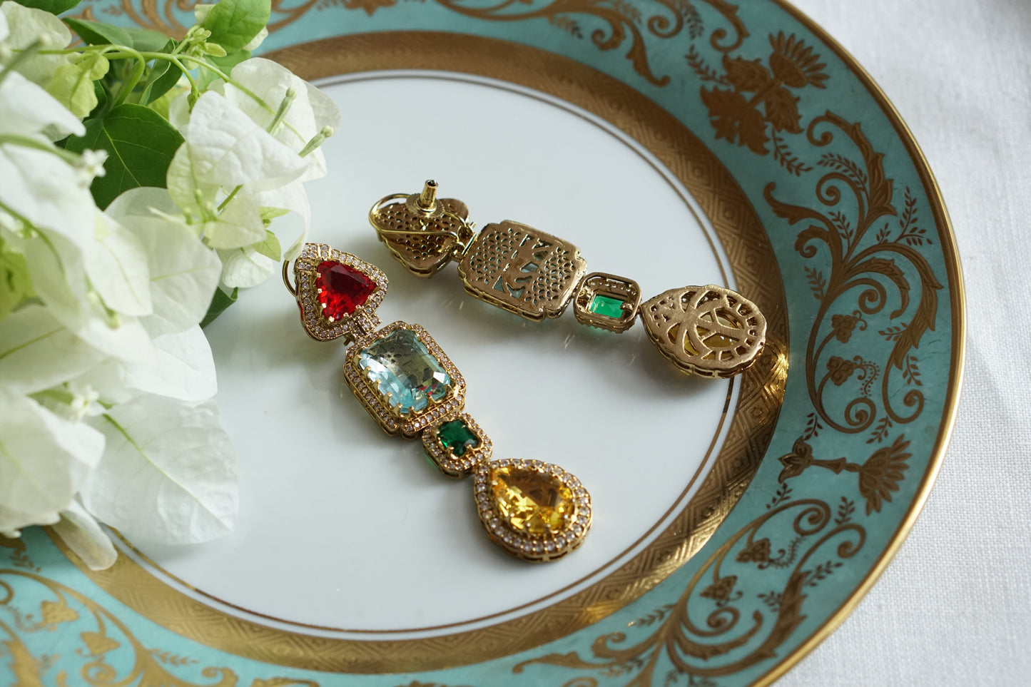 Polki Earrings (1-5497)(B)