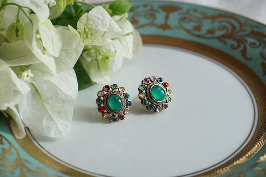 Multi stone Studs (1-5503)(B)