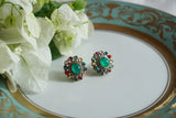 Multi stone Studs (1-5503)(B)(OFFICE PIECE) - JEWELSTYLE