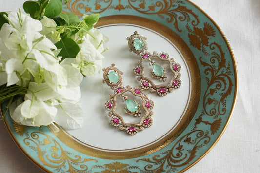 Polki Earrings (1-5498)(B)