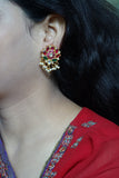 Small Kundan earrings (1-2993)(R)