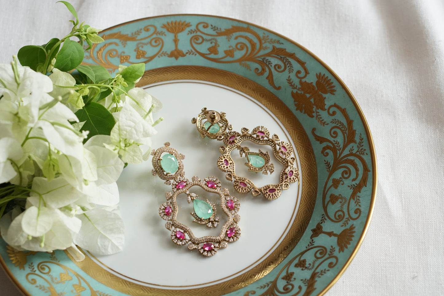 Polki Earrings (1-5498)(B)