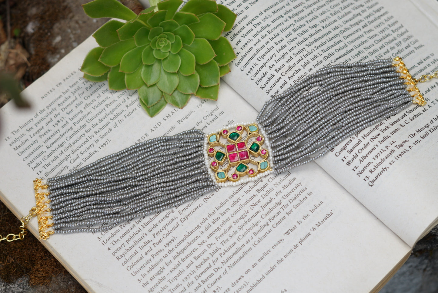 Kundan Choker (4-6773)(R)(PREORDER)