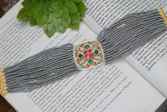 Kundan Choker (4-6773)(R)(PREORDER)