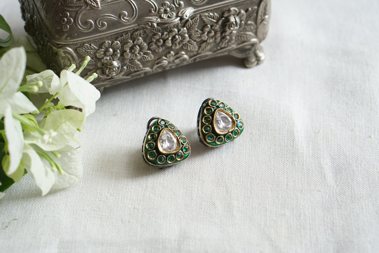 Polki Studs (1-5501)(B)