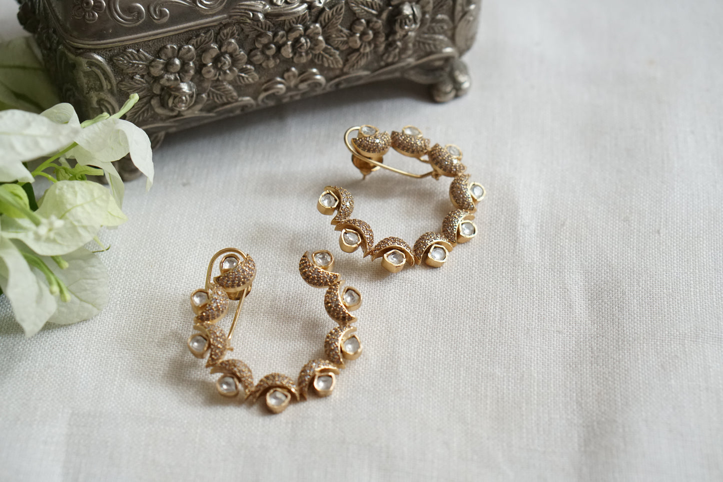 Polki Bali Earrings (1-5508)(B)