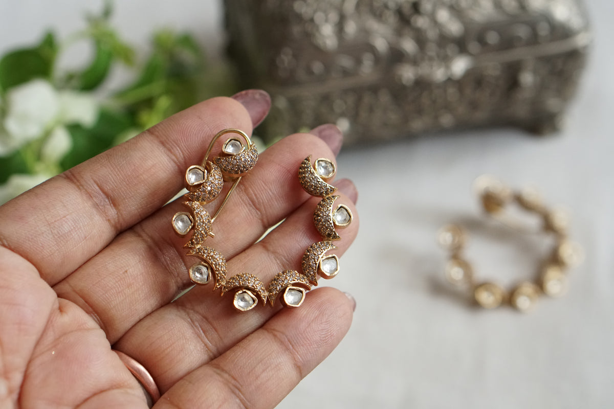 Polki Bali Earrings (1-5508)(B)