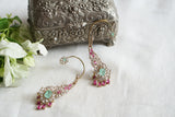 Ad  Stone Earcuff Earrings (1-5511)(B)
