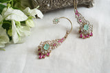 Ad  Stone Earcuff Earrings (1-5511)(B)