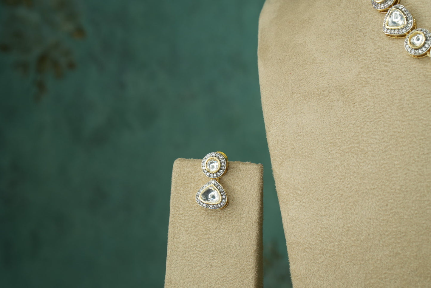 Polki Necklace Set (4-8936)(A)