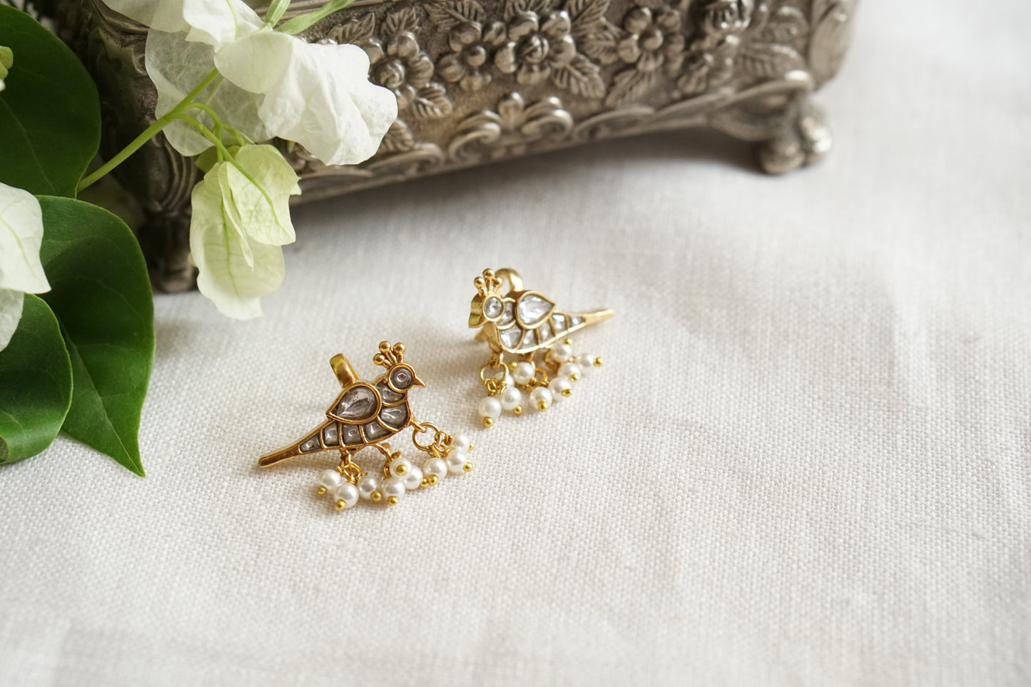 Kundan Bugadi Earrings (1-5517)(R)