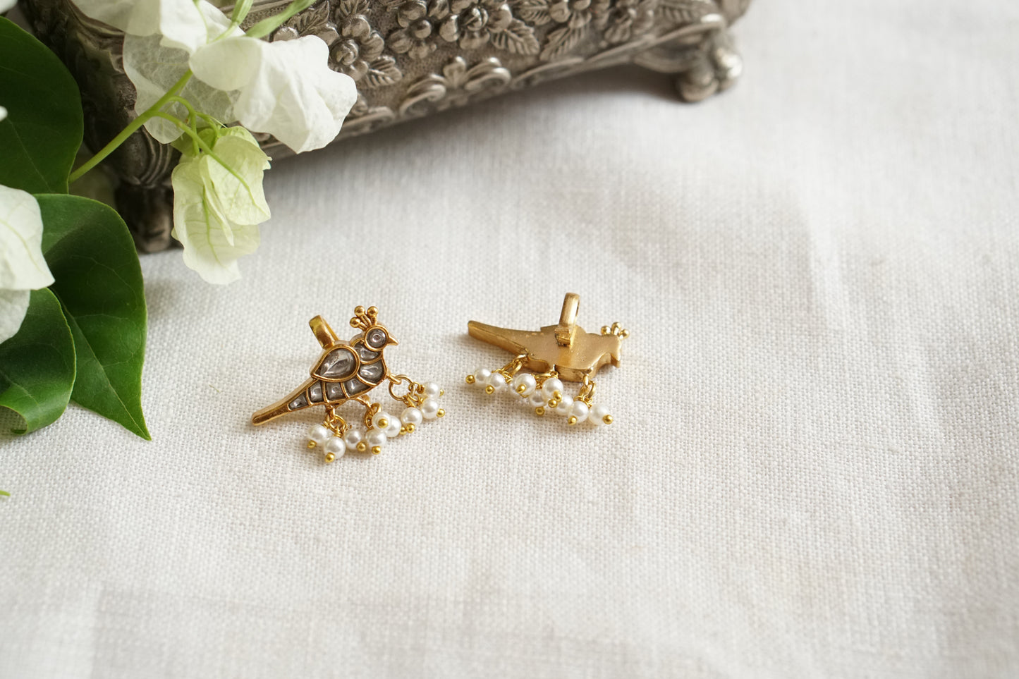 Kundan Bugadi Earrings (1-5517)(R)