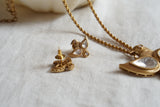 Bird Polki Pendant Set (4-8432)(B)