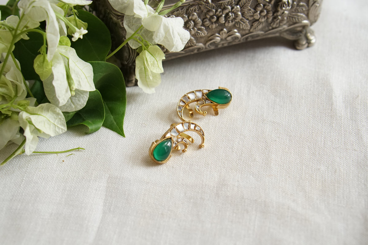 Kundan Bugadi Earrings (1-5516)(R)