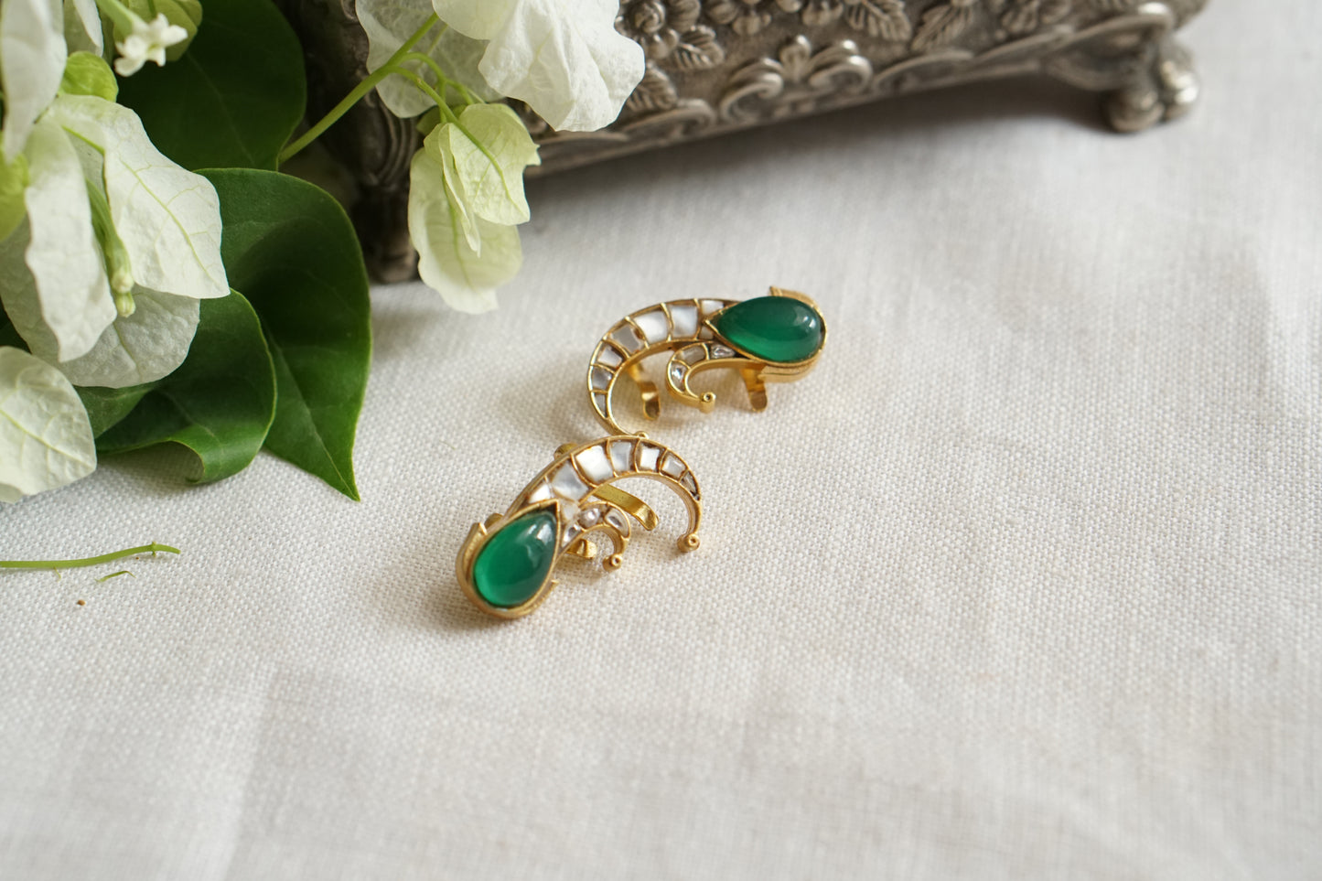Kundan Bugadi Earrings (1-5516)(R)