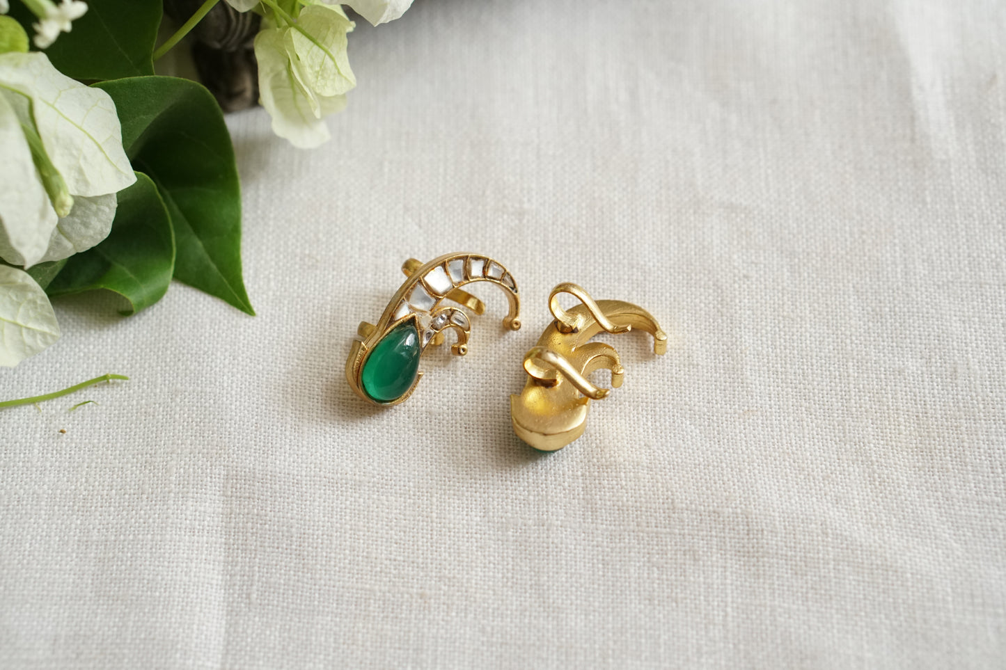 Kundan Bugadi Earrings (1-5516)(R)