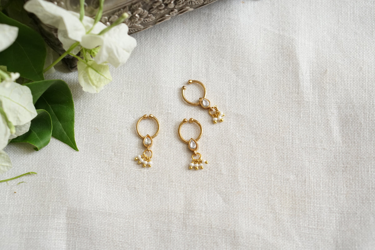 Kundan Septum Nosering(2-328)(R)