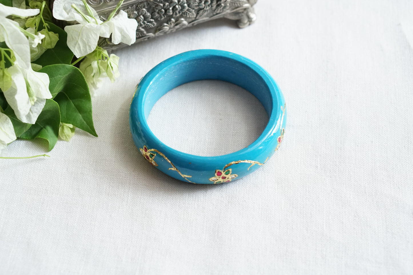 Kundan Bangle (3-501)(R)
