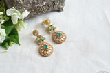 Mossainite Polki Earrings (1-5512)(R)