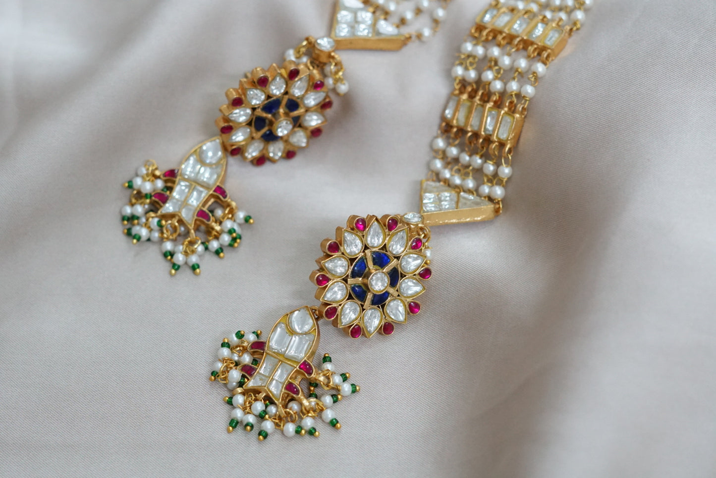 Kundan earring (1-3596)(PREORDER)