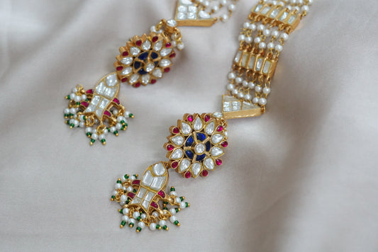 Kundan earring (1-3596)(PREORDER)