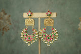 Kundan earrings (1-4926)(R)