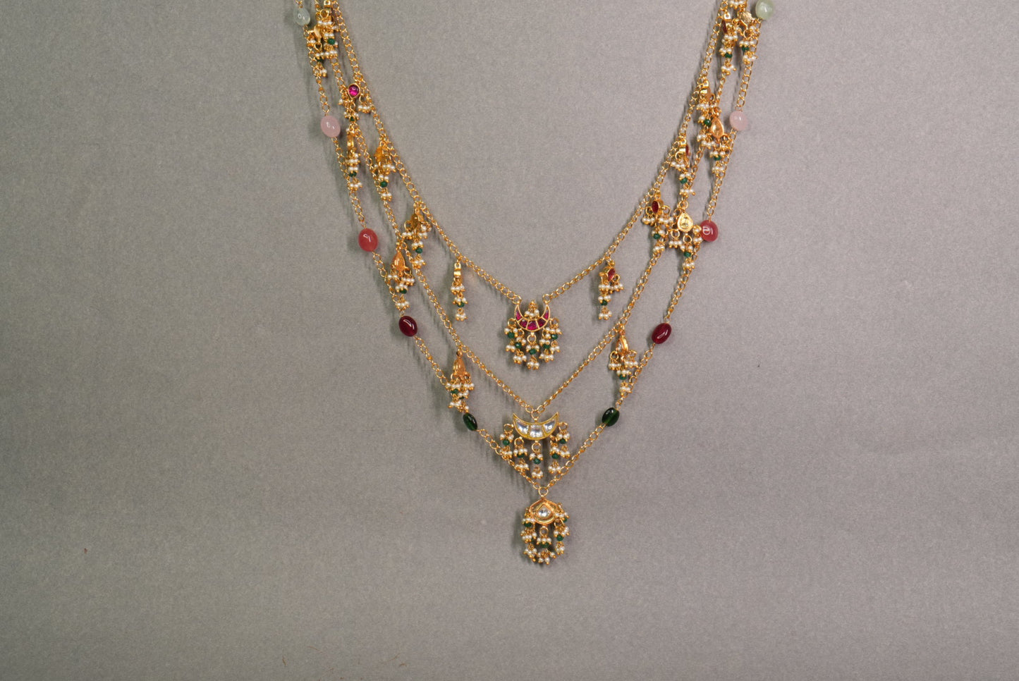 Kundan Necklace (4-8928)(A)