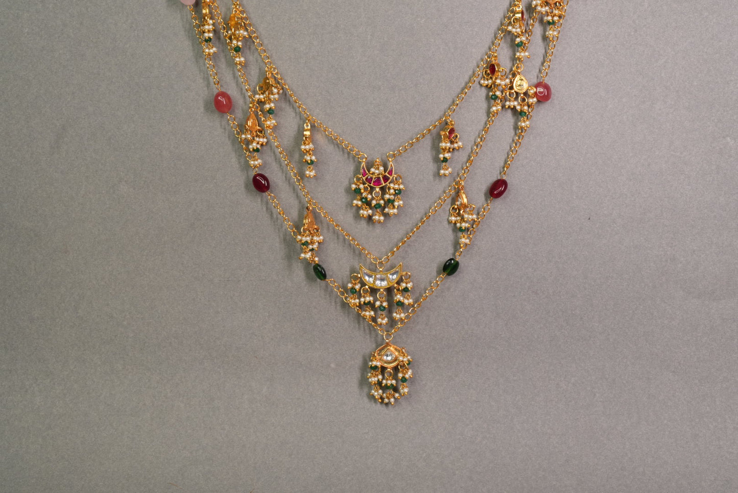 Kundan Necklace (4-8928)(A)