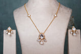 Mossainite Polki pendant Set (4-8411) (EX)