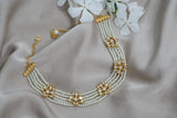 Pure silver 92.5 moissanite necklace (4-5964)(R)(INTRODUCTORY PIECE)