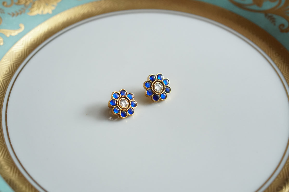Kundan Bugadi Earrings (1-5514)(R)