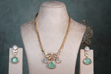 Polki pendant Set (4-8409) (EX)