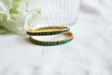 Kundan Bangles (3-508)(R) - JEWELSTYLE