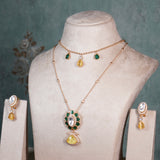 Polki pendant Set (4-8408) (EX)