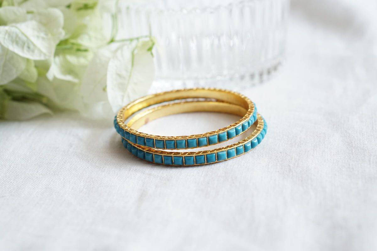 Kundan Bangles (3-508)(R)