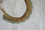 White kundan necklace(4-7740)(K)(preorder)