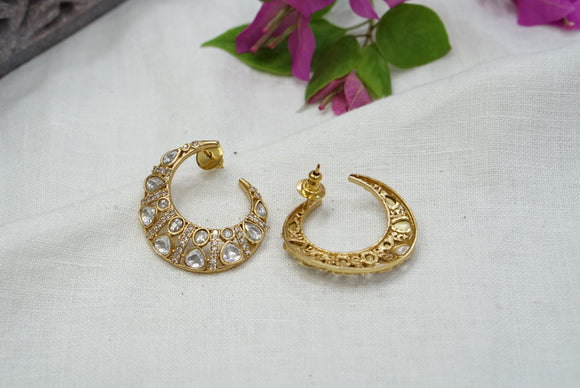 Polki earrings(1-3798)(B)