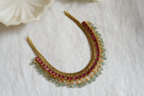 Pink kundan necklace(4-7741)(K)