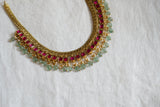 Pink kundan necklace(4-7741)(K)