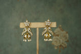Kundan jhumki earrings (1-4922)(R)