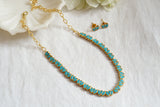 Turquoise Necklace set  (4-7738)(R)(PREORDER)