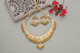 Antique jadau necklace set (4-6345)(EX)