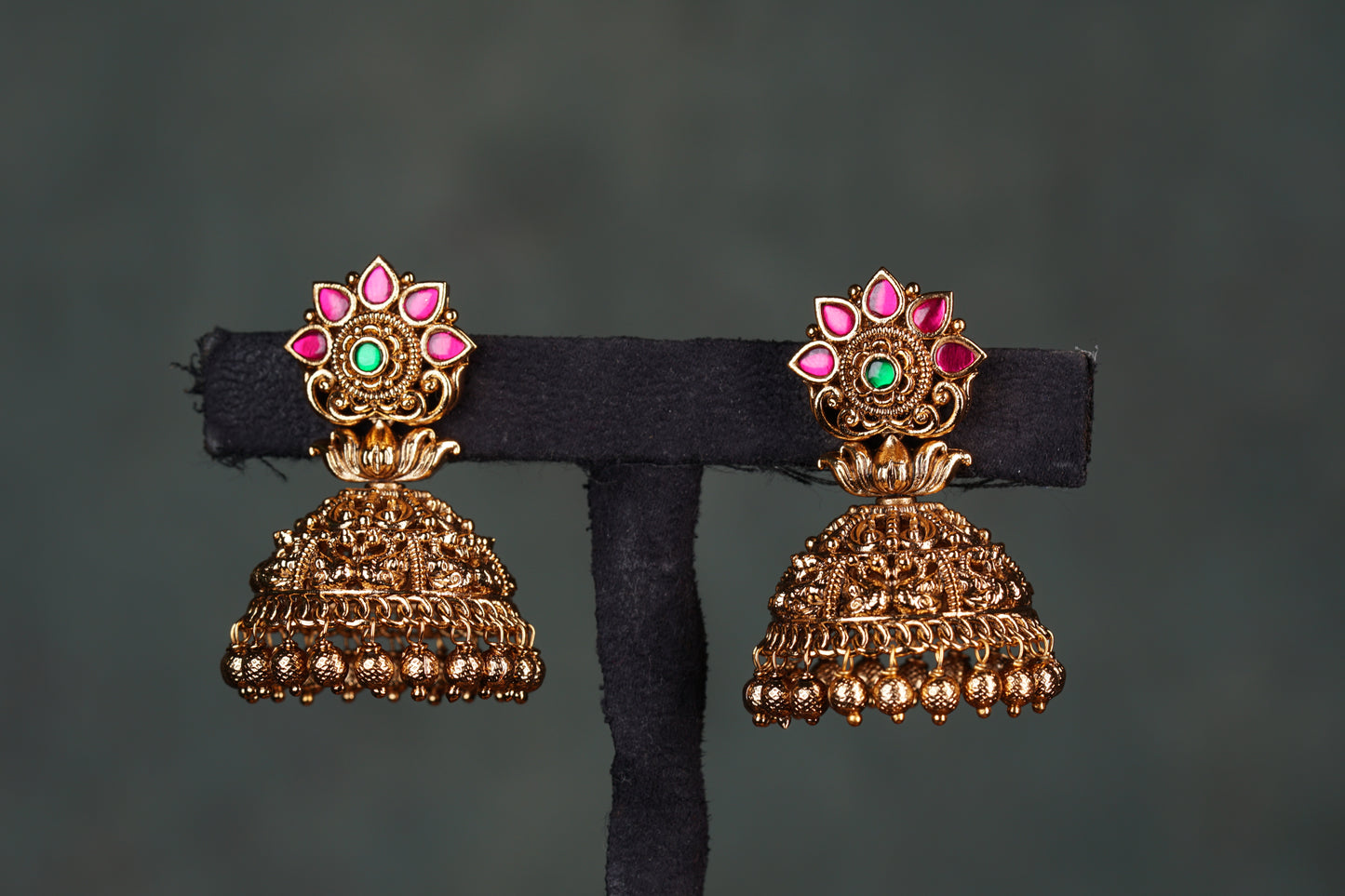 Antique Kundan Jhumki (1-4566))(EX) (Clearance sale piece) - JEWELSTYLE