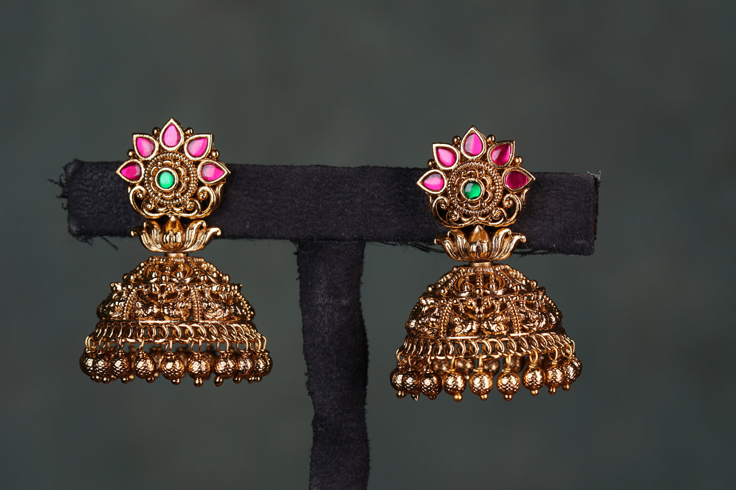 Antique Kundan Jhumki (1-4566))(EX) (Clearance sale piece) - JEWELSTYLE