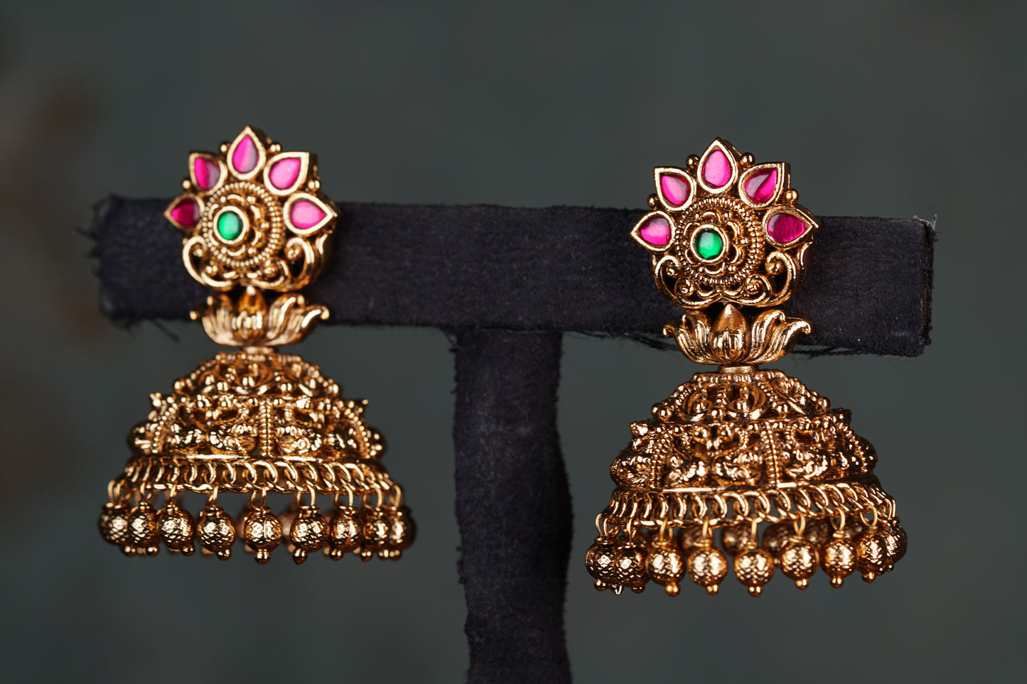 Antique Kundan Jhumki (1-4566))(EX) (Clearance sale piece) - JEWELSTYLE