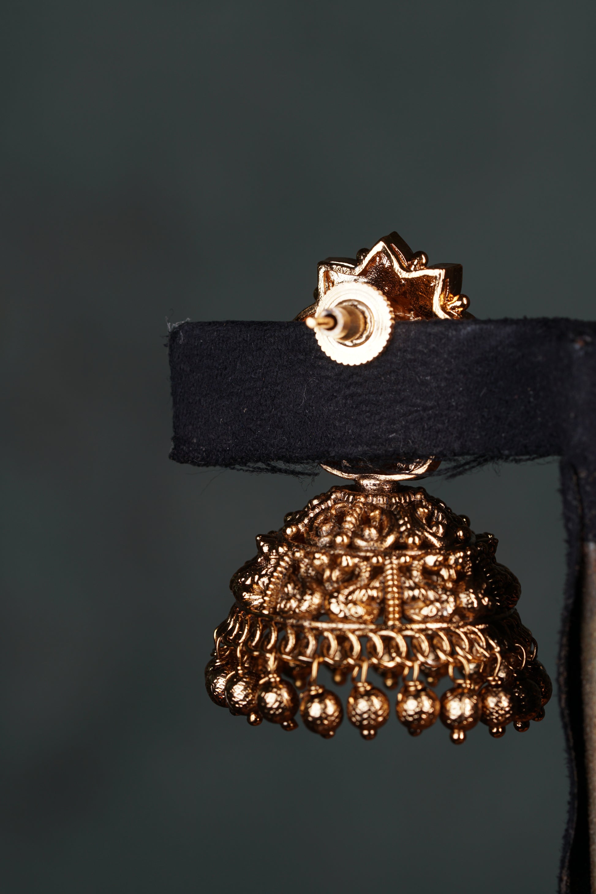 Antique Kundan Jhumki (1-4566))(EX) (Clearance sale piece) - JEWELSTYLE
