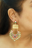 Kundan earrings (1-4926)(R)