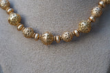 Antique necklace set (4-6342)(AK)