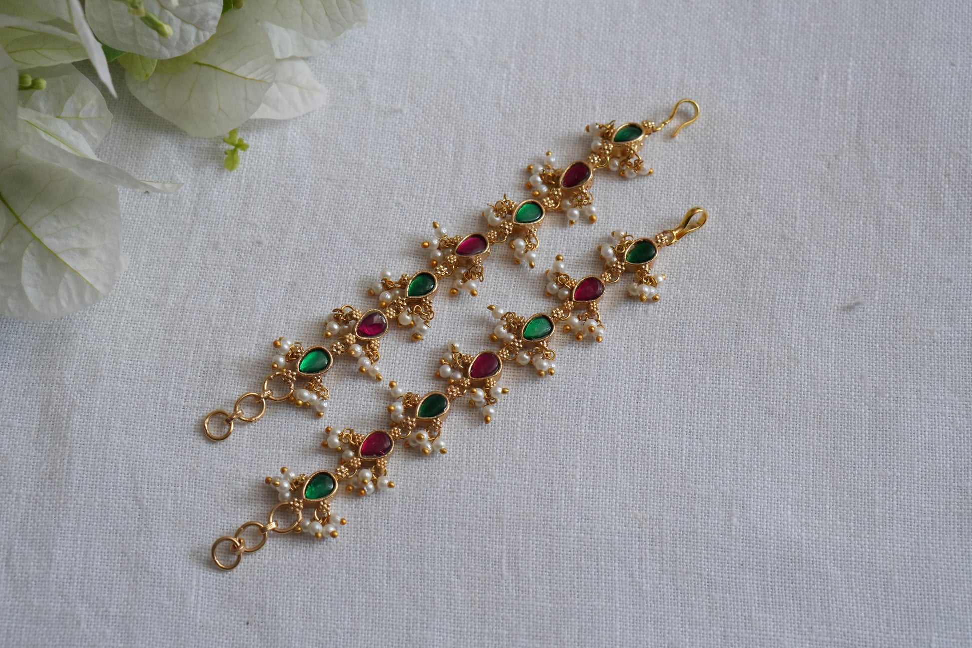 Kundan Earchain(9-364)(Ak) - JEWELSTYLE