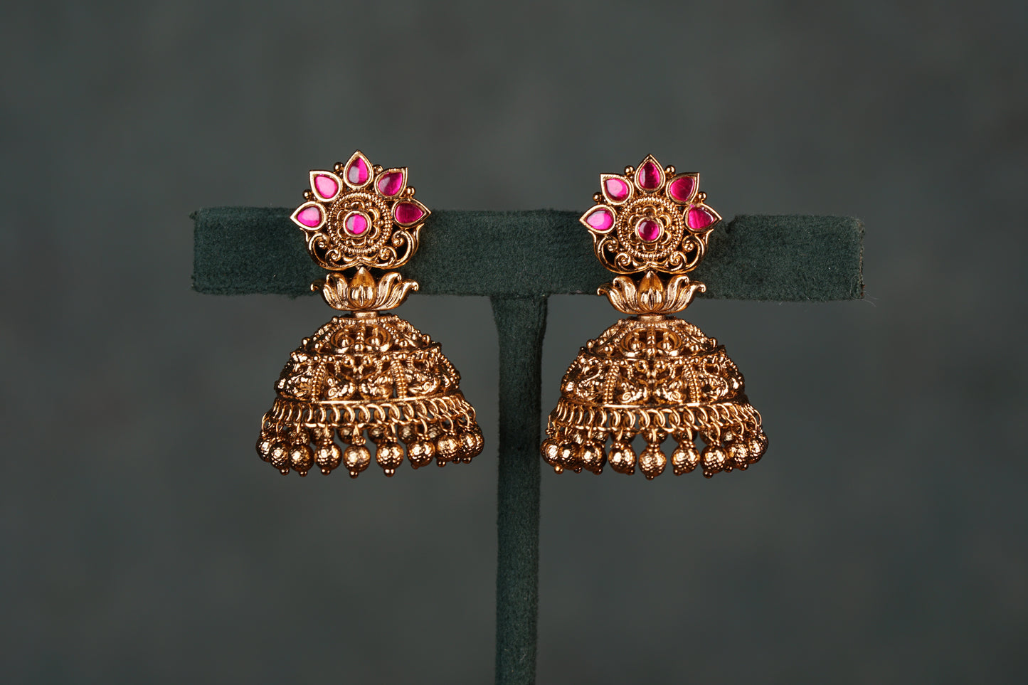 Antique Kundan Jhumki (1-4567))(EX)(Clearance sale piece) - JEWELSTYLE